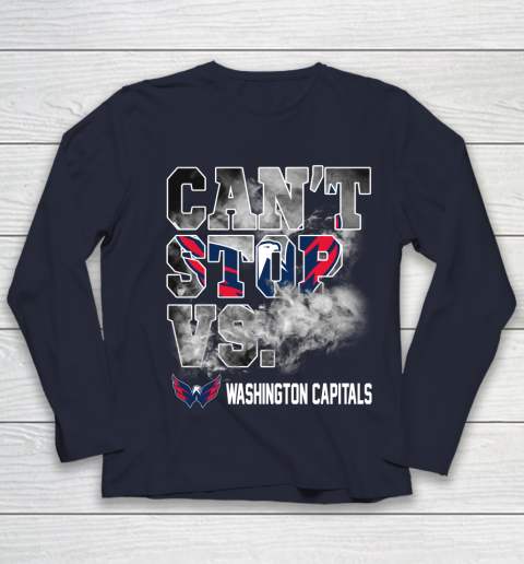 NHL Washington Capitals Hockey Can't Stop Vs Youth Long Sleeve 2