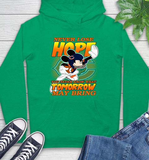 Chicago Bears NFL Football Mickey Disney Never Lose Hope Hoodie 8