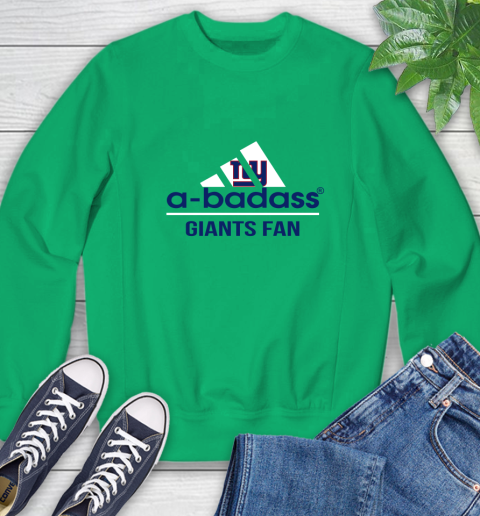 New York Giants NFL Football A Badass Adidas Adoring Fan Sports Sweatshirt 7
