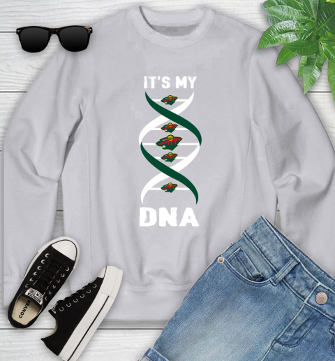 Minnesota Wild NHL Hockey It's My DNA Sports Youth Sweatshirt 3