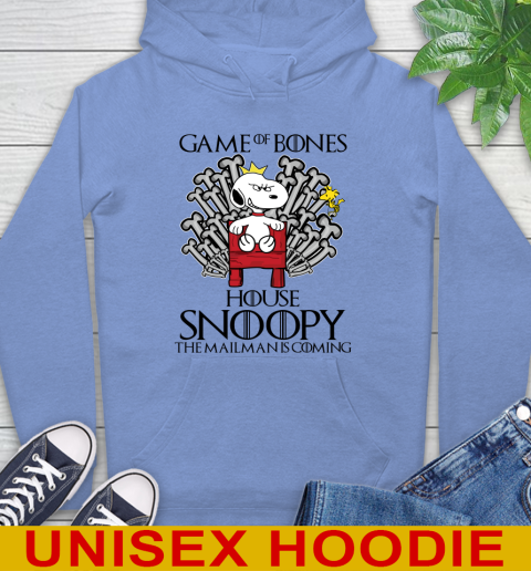Game of bones house snoopy the mailman is coming tshirt 22