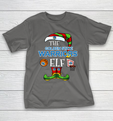 Golden State Warriors Christmas ELF Funny NBA T-Shirt 8