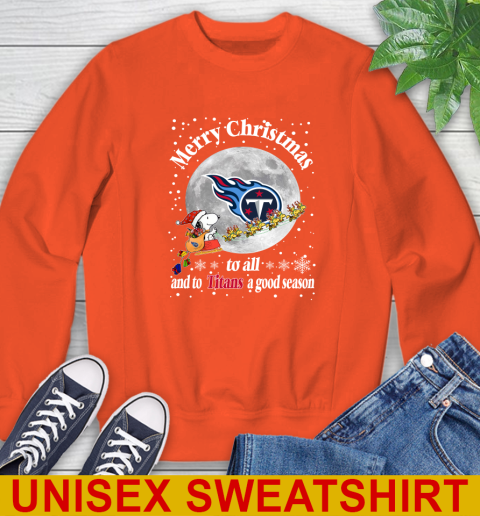Tennessee Titans Merry Christmas To All And To Titans A Good Season NFL Football Sports Sweatshirt 3