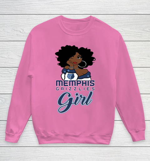 Memphis Grizzlies Girl NBA Youth Sweatshirt 7