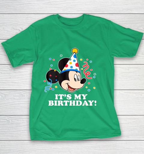 Disney Mickey Mouse Its My Birthday Youth T-Shirt 3