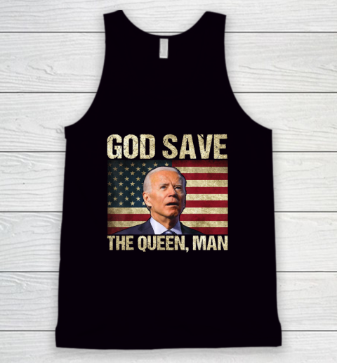 God Save The Queen Funny Joe Biden Tank Top