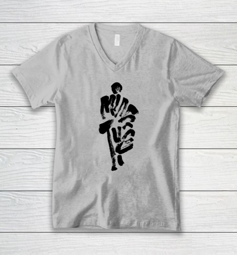 Thich Minh Tue On Back Monks Minh Tue Buddhism V-Neck T-Shirt 2
