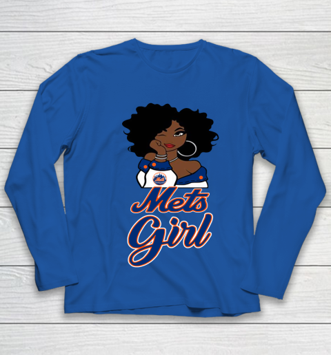 New York Metss Girl MLB Youth Long Sleeve 9