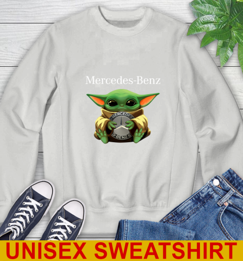 Star Wars Baby Yoda Hugs Mercedes Car Shirt 29
