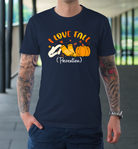 Nurse Fall I Love Fall Prevention Fall Physical Therapy T-Shirt 2