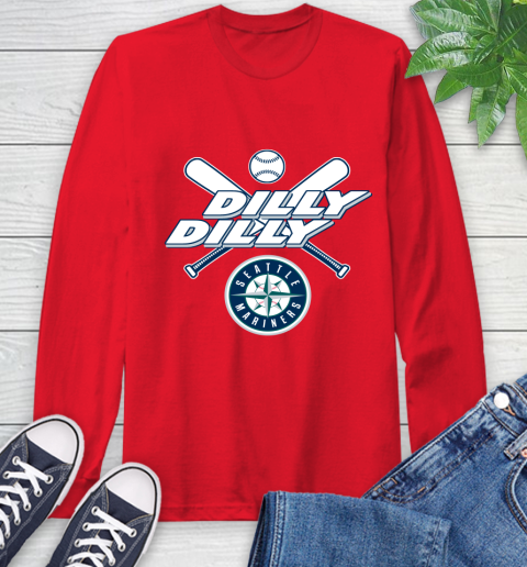 MLB Seattle Mariners Dilly Dilly Baseball Sports Long Sleeve T-Shirt 10