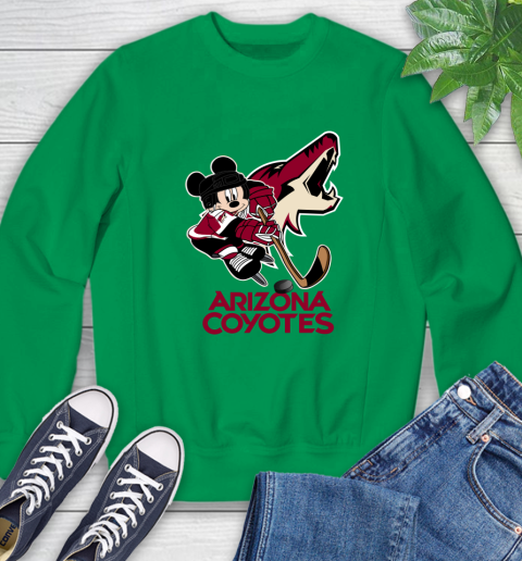 NHL Arizona Coyotes Mickey Mouse Disney Hockey T Shirt Sweatshirt 6