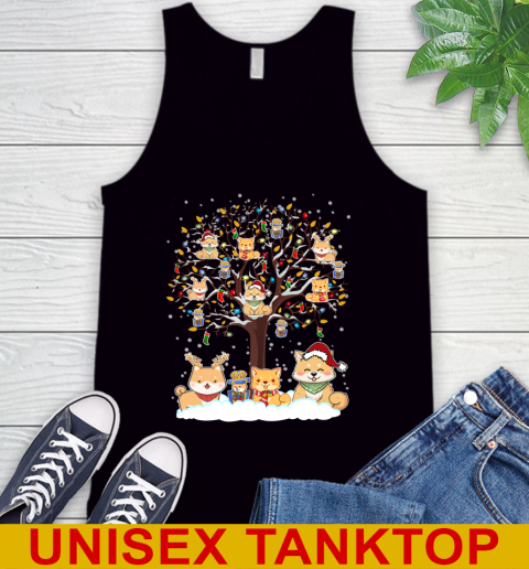 Shiba inu dog pet lover light christmas tree shirt 67