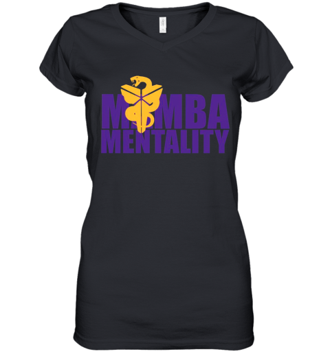 Mamba Mentality T Women's V-Neck T-Shirt