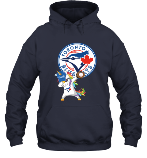 Hip Hop Dabbing Unicorn Flippin Love Toronto Blue Jays Hoodie
