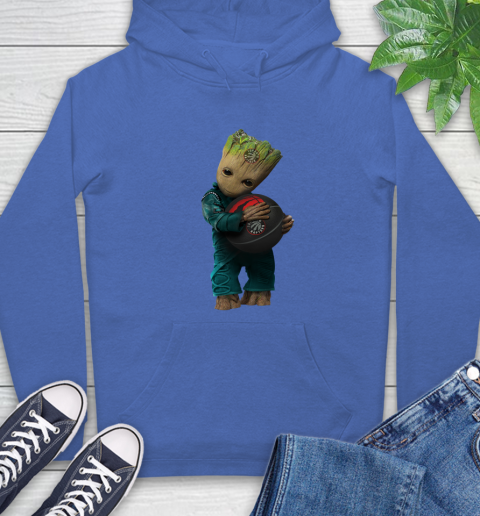 NBA Groot Guardians Of The Galaxy Basketball Sports Toronto Raptors Hoodie 9