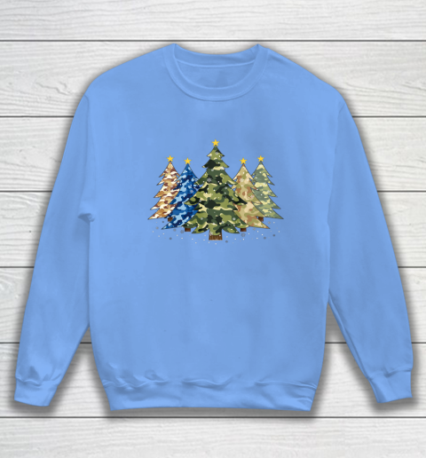 Camo Print Christmas Trees with Camouflage Print Xmas Sweatshirt 8