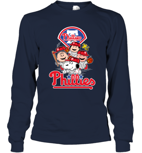 MLB Baseball Philadelphia Phillies Snoopy The Peanuts Movie Shirt Youth T- Shirt