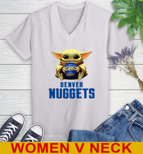 NBA Basketball Denver Nuggets Star Wars Baby Yoda Shirt 77