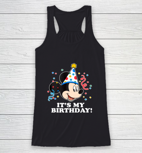 Disney Mickey Mouse Its My Birthday Racerback Tank