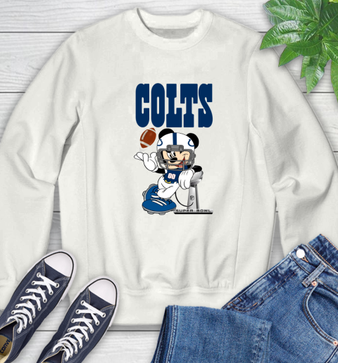 NFL Indianapolis Colts Mickey Mouse Disney Super Bowl Football T Shirt Sweatshirt
