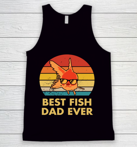 Best Fish Dad Ever 4th Of July Tank Top
