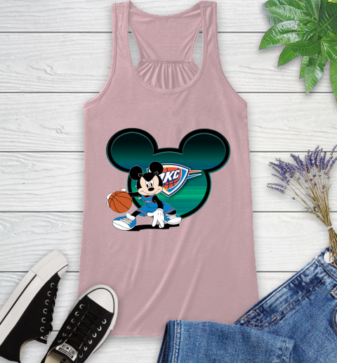 NBA Oklahoma City Thunder Mickey Mouse Disney Basketball Racerback Tank 11