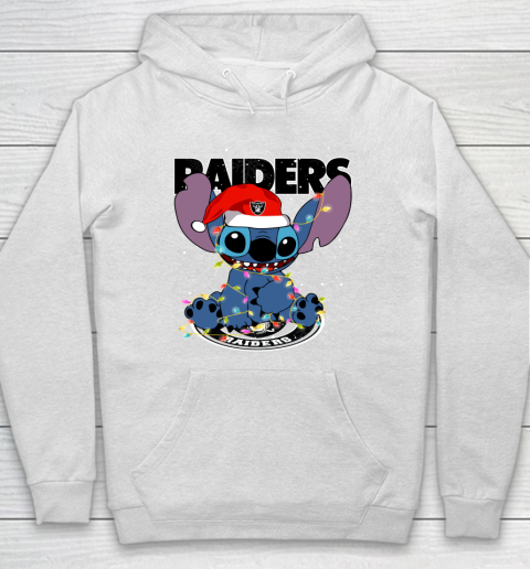 Oakland Raiders NFL Football noel stitch Christmas Hoodie