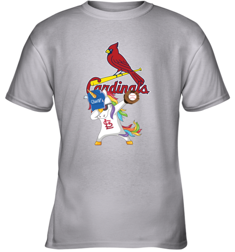 Hip Hop Dabbing Unicorn Flippin Love St Louis Cardinals Youth T-Shirt