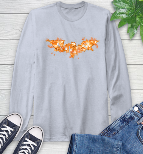MLB New York Mets Batman Logo DC Baseball Sports Shirt Long Sleeve T Shirt