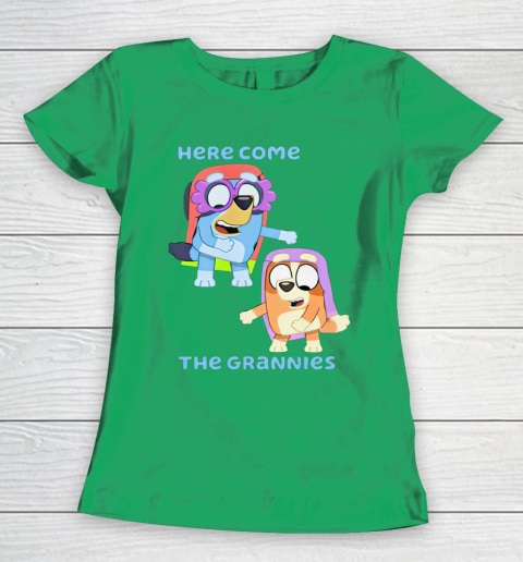 Blueys Shirt Here Come The Grannies Women's T-Shirt 5