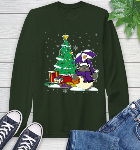 Los Angeles Lakers NBA Basketball Cute Tonari No Totoro Christmas Sports (1) Long Sleeve T-Shirt 7
