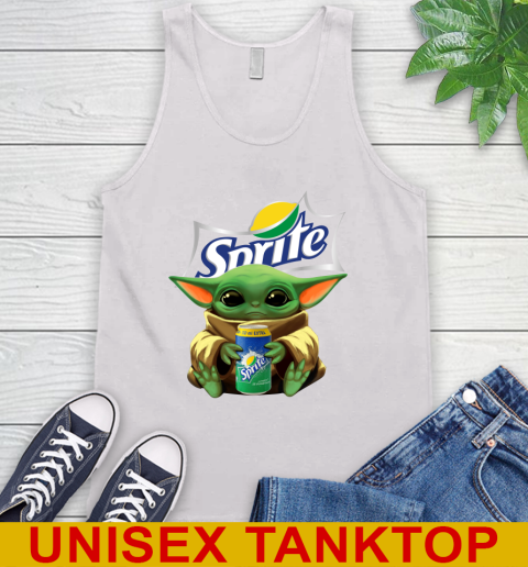 Star Wars Baby Yoda Hugs Sprite Soft Drink Shirt 70