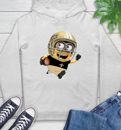 NFL New Orleans Saints Minions Disney Football Sports Hoodie