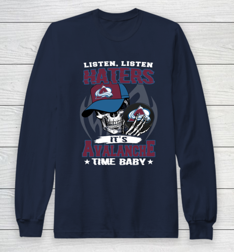 Listen Haters It is BLACKHAWKS Time Baby NHL Long Sleeve T-Shirt 2