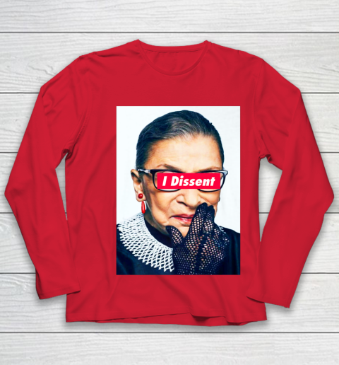Notorious RBG  I Dissent Youth Long Sleeve 8