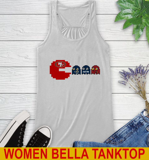 San Francisco 49ers NFL Football Pac Man Champion Racerback Tank