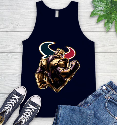 NFL Thanos Avengers Endgame Football Sports Houston Texans Tank Top 3