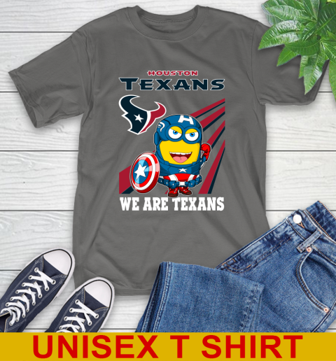 NFL Football Houston Texans Captain America Marvel Avengers Minion Shirt T-Shirt 10