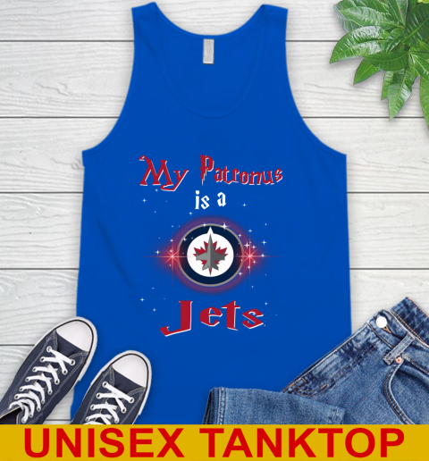 NHL Hockey Harry Potter My Patronus Is A Winnipeg Jets Tank Top 4