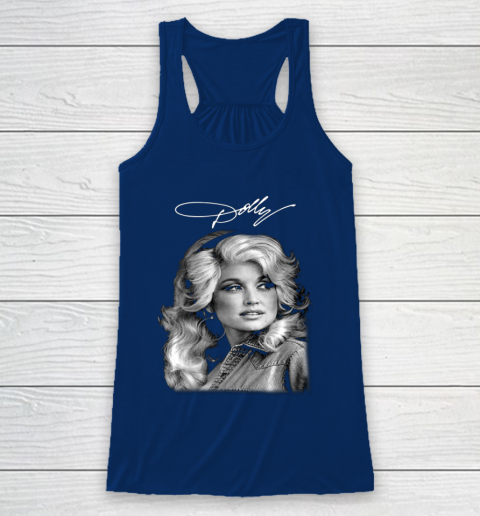 Dolly Parton Classic Vintage Signature Racerback Tank 6