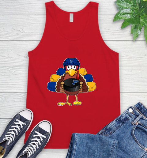 St.Louis Blues Turkey Thanksgiving Day Tank Top 6