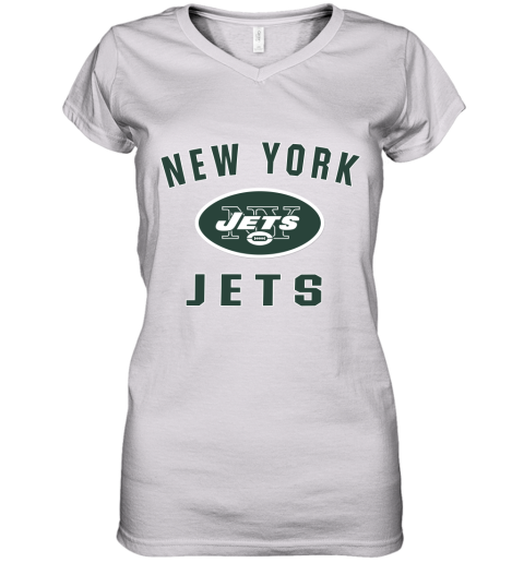 New York Jets NFL Pro Line by Fanatics Branded Vintage Victory Women's V-Neck T-Shirt