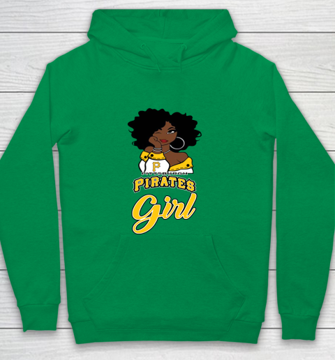Pittsburgh Piratess Girl MLB Youth Hoodie 6