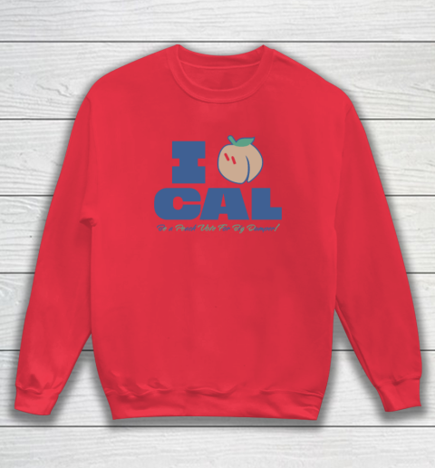 Bryan Woo I Peach Cal Be A Peach Vote For Big Dumper Sweatshirt 6