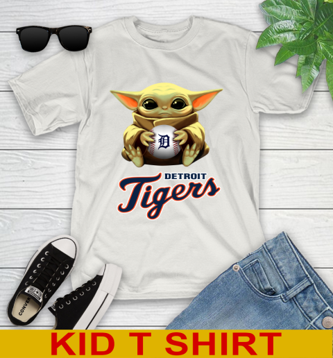 MLB Baseball Detroit Tigers Star Wars Baby Yoda Shirt 112