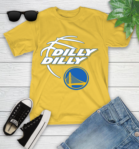 NBA Golden State Warriors Dilly Dilly Basketball Sports Youth T-Shirt 8