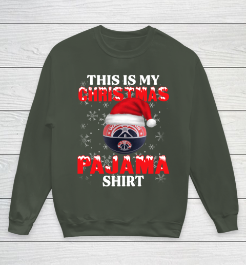 Washington Wizards This Is My Christmas Pajama Shirt NBA Youth Sweatshirt 8