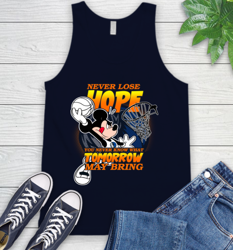 Dallas Mavericks NBA Basketball Mickey Disney Never Lose Hope Tank Top 2