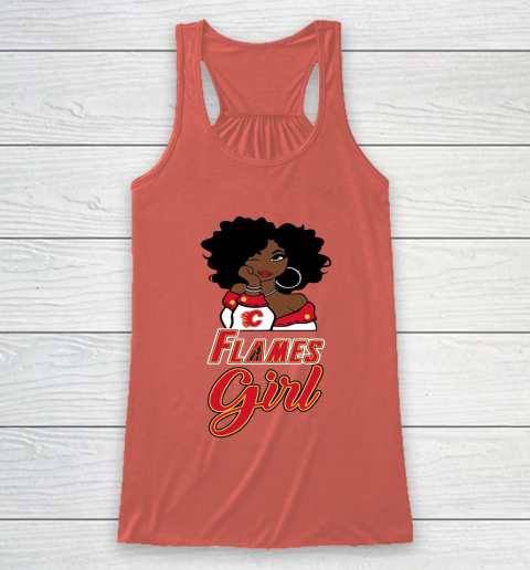 Calgary Flames Girl NHL Racerback Tank 4